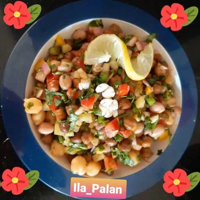 Steamed Healthy Chana Chaat