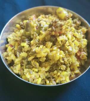 Moong sprouts  chaat 
