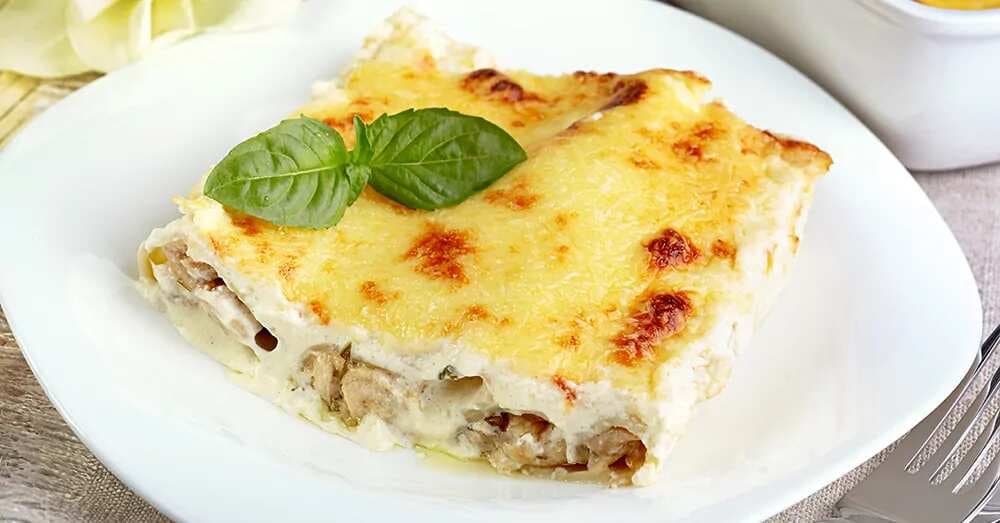Chicken and Mushroom Cannelloni