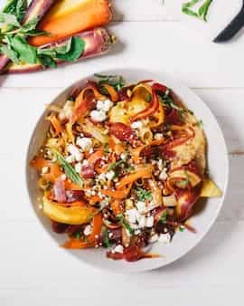 Carrot Salad With Feta & Pistachios