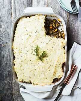 Vegetarian Shepherd’s Pie With Rosemary & Lentils