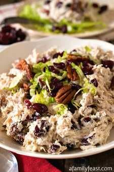 Turkey Salad With Cranberries And Toasted Pecans