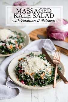 Massaged Kale Salad with Shaved Parmesan