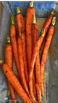 Roasted Carrots With Honey & Lemon