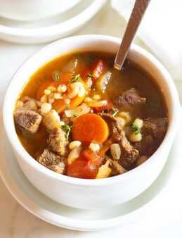 Beef Barley Soup With Vegetables