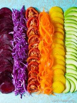 Rainbow Roasted Vegetable Salad