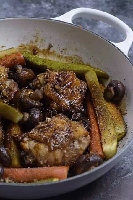 Balsamic Chicken And Vegetables Recipe
