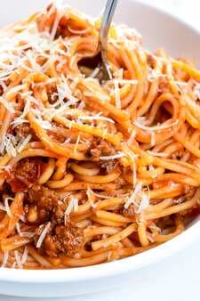 Instant Pot Spaghetti Recipe