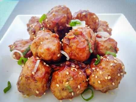 Air Fryer Peking Meatballs