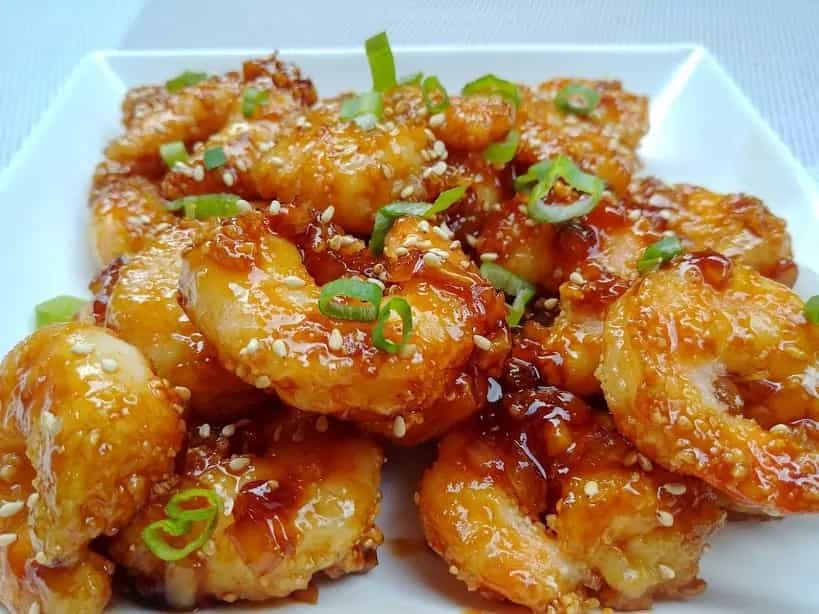 Sweet And Spicy Korean Fried Shrimp
