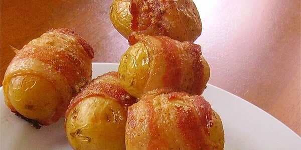 Bacon Wrapped New Potatoes