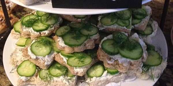 Easy Cucumber Party Sandwiches