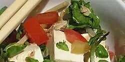 Easy Tofu Salad With Tuna And Watercress