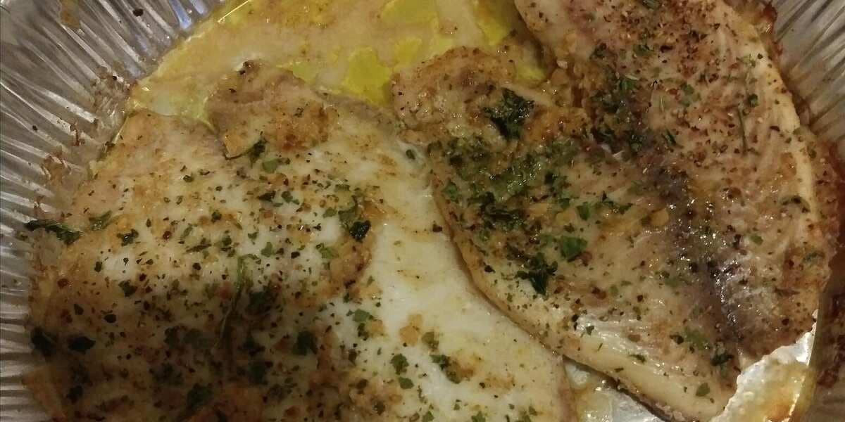 Herb Crusted Tilapia With Garlic Butter