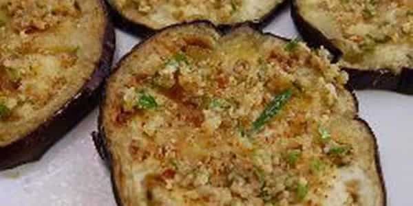 Turkish Vegetarian Eggplant Appetizer With Garlic And Walnuts