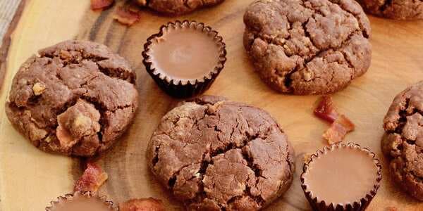 Chocolate, Peanut Butter, And Bacon Cookies
