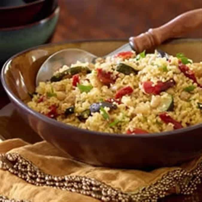 Couscous With Roasted Tuscan Inspired Vegetables