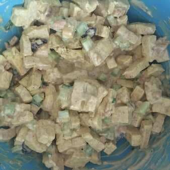 Fruited Tofu Curry Salad