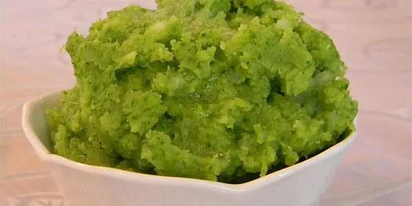 Mashed Potatoes With Spinach Pesto