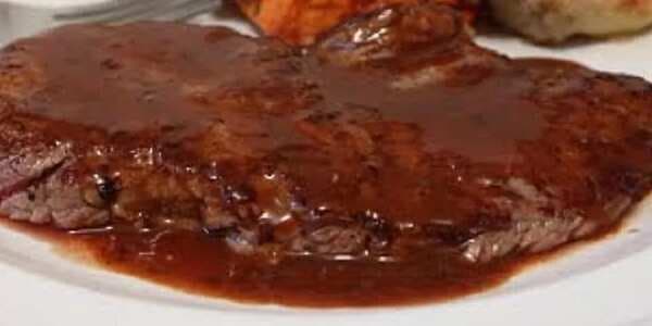 Minute Steaks With Barbeque Butter Sauce