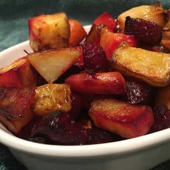 Root Vegetables With Balsamic Glaze