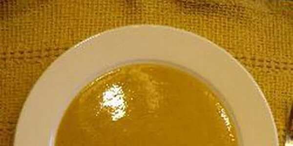 South African Pumpkin Soup With Banana And Curry