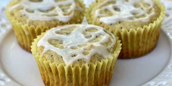 Vegan And Gluten-Free Lemon Poppy Seed Muffins