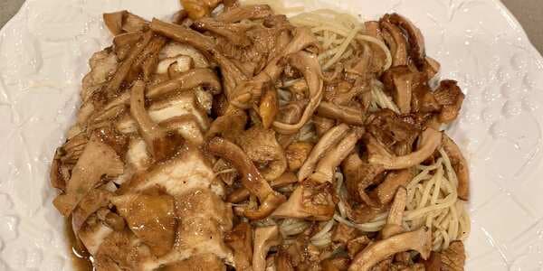 Chicken With Chanterelle Mushrooms And Marsala Wine