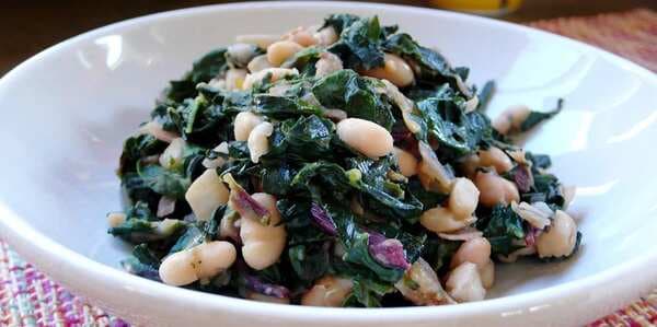 Greens With Cannellini Beans And Pancetta