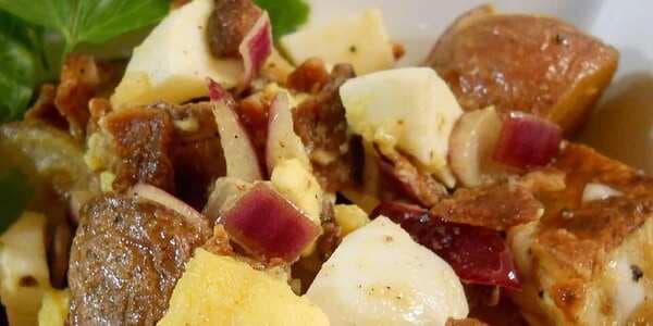 Roasted Potato Salad With Balsamic-Bacon Vinaigrette