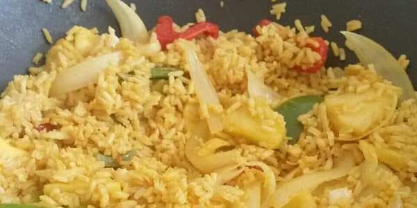 Curry Pineapple Fried Rice