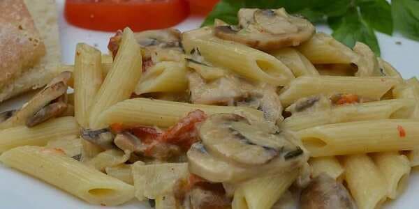 Artichoke And Roasted Red Pepper Pasta