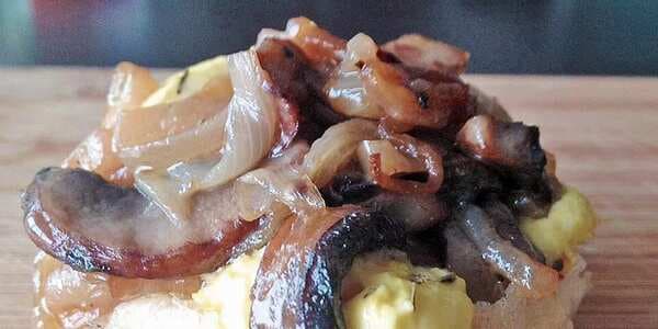 Caramelized Onion And Mushroom Tarte Tatin