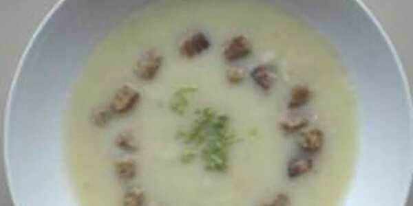 Celery Root Soup With Croutons
