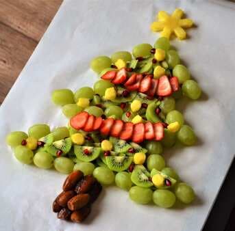 Christmas Tree Fruit Platter