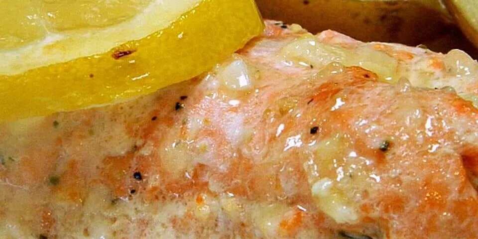Garlic Lemon Butter Salmon