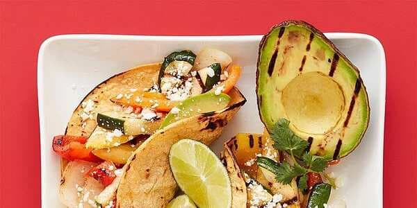 Grilled Avocado And Veggie Tacos