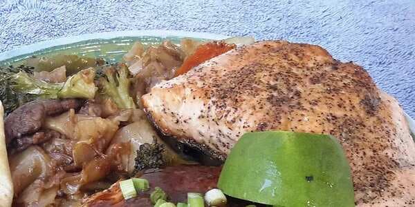 Salmon In Oyster Sauce