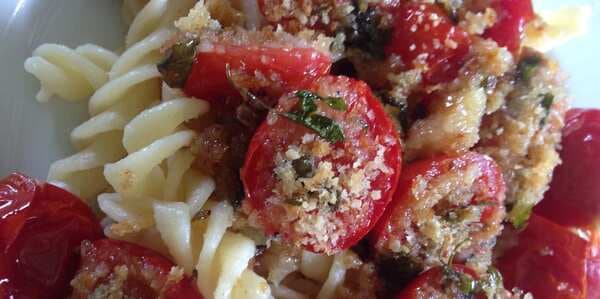Spaghetti With Oven-Roasted Cherry Tomatoes