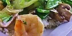 Stir-Fried Shrimp With Snow Peas And Ginger