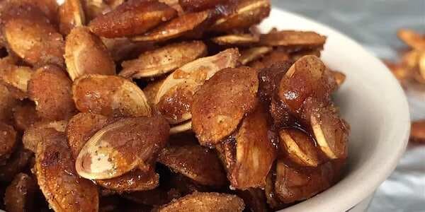 Toasted Pumpkin Seeds With Sugar And Spice