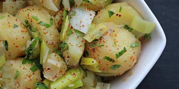 Buttery New Potatoes With Leeks And Parsley