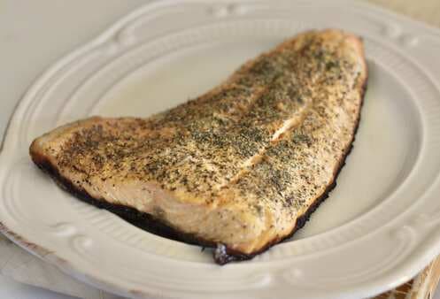 Cast Iron Skillet Seared Salmon