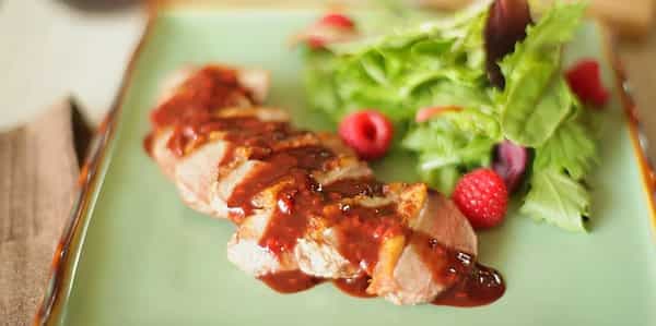 Duck Breasts With Raspberry Sauce