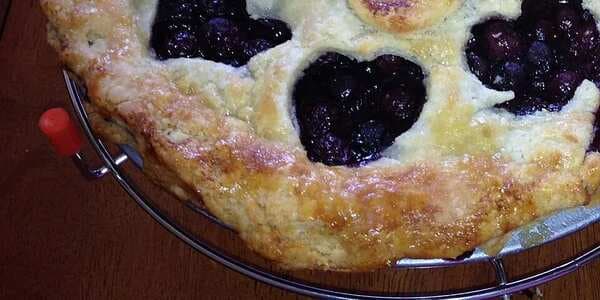 Grandmas Blueberry Pie