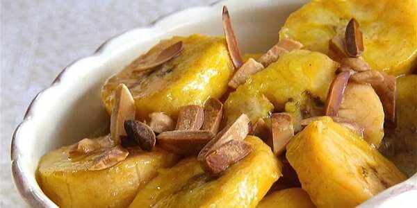 Plantains In Butter Rum Sauce