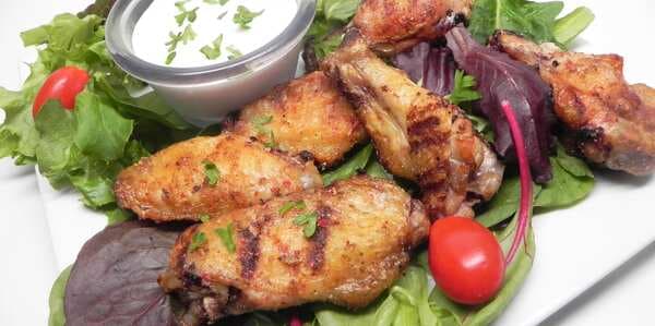 Salt And Pepper Grilled Chicken Wings