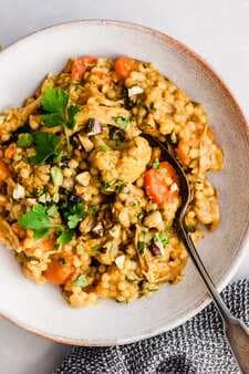Moroccan Chicken Stew With Sweet Potato & Couscous