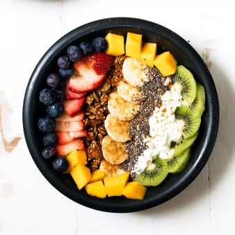 Protein-Packed Rainbow Cottage Cheese Breakfast Bowls