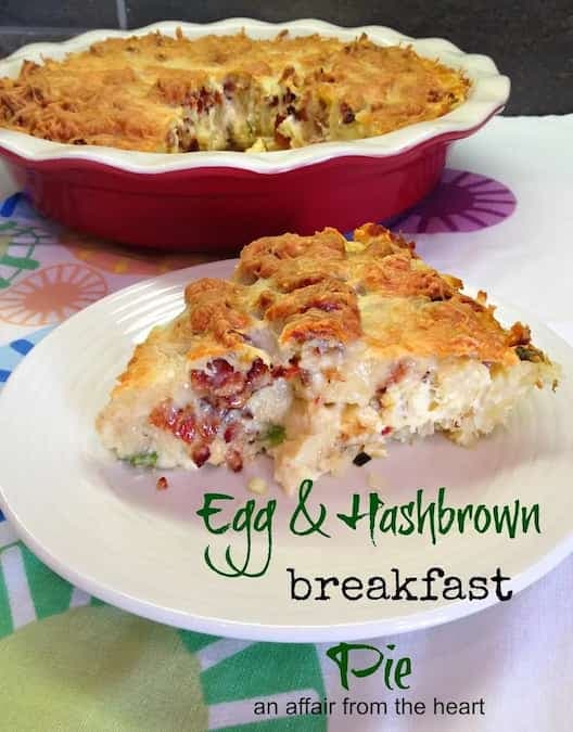 Egg & Hash Brown Breakfast Pie